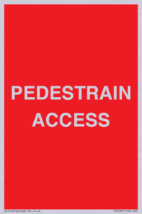 PEDESTRAIN ACCESS